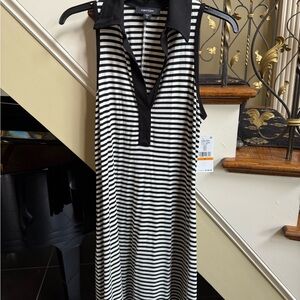 Karen Kane NWT Going Green Contrast Dress. Black/White Size S